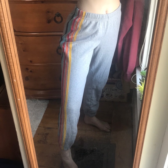 striped grey joggers - Picture 1 of 2